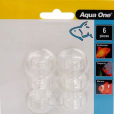 Присоски Aqua One Air Line Suction Cups, для шланга 4/6 мм (6 шт/уп)